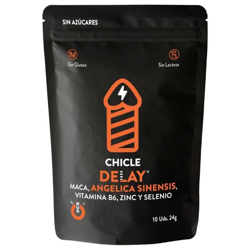 WUG SEX SENSE - DELAY EJACULATION RETARDANT GUM 10 UNITS