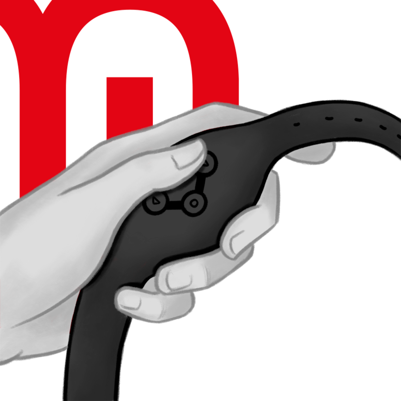 WATCHME - WIRELESS TECHNOLOGY REMOTE CONTROL WATCH WITH JET BLACK