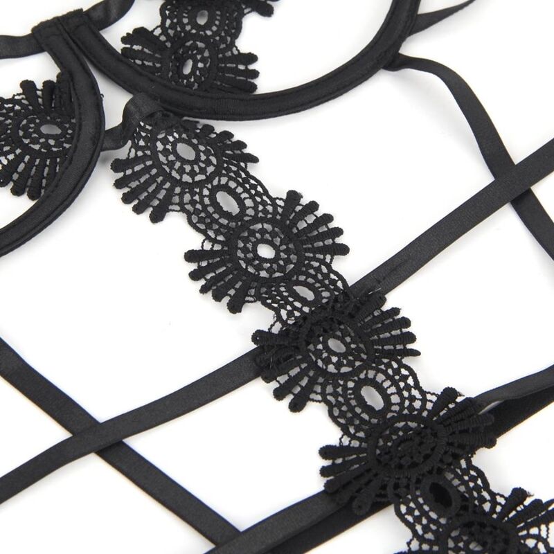 SUBBLIME - LACE STRAPS TEDDY S/M