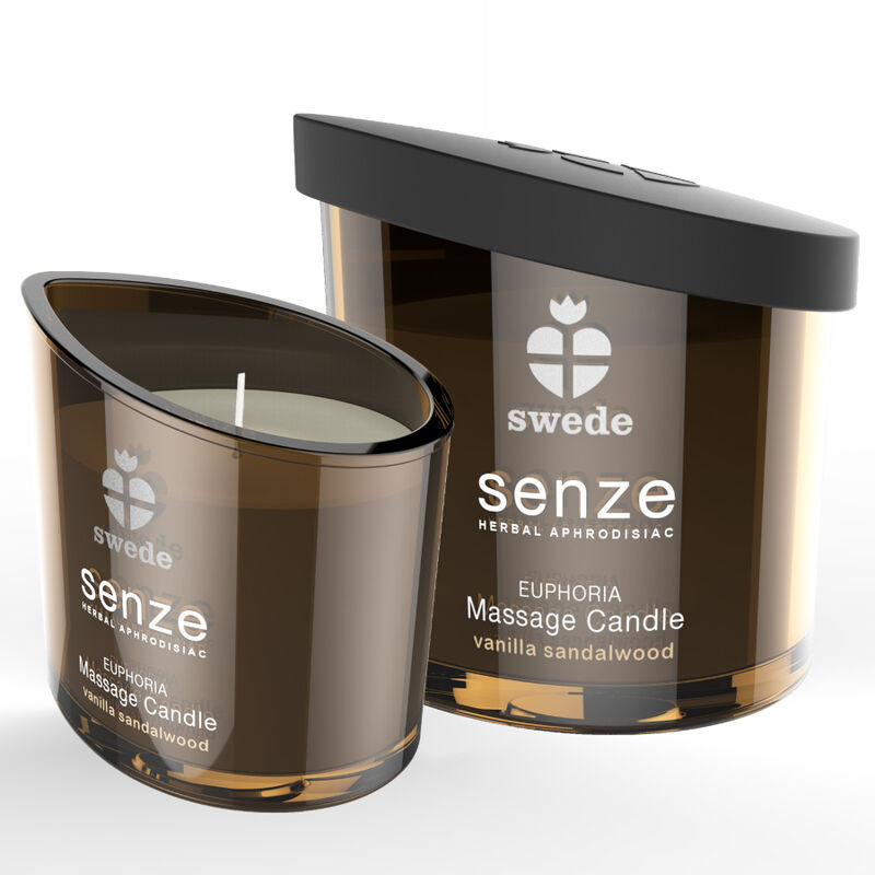 SWEDE - SENZE EUFORIA MASSAGE CANDLE - VANILLA, SANDALWOOD