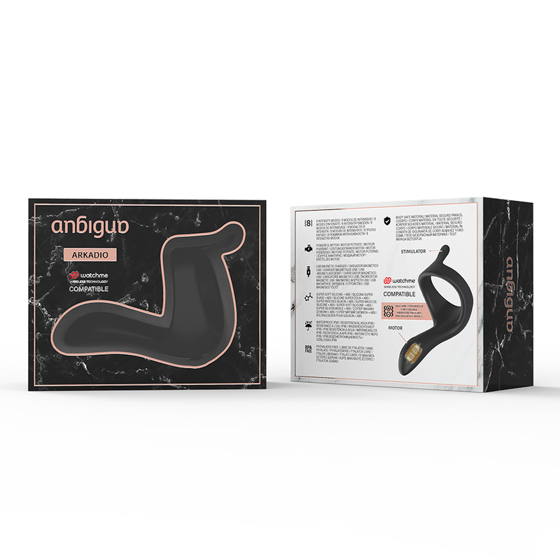 ANBIGUO - ARKADIO GLAND &amp; PERINEUM STIMULATOR COMPATIBLE WITH WATCHME WIRELESS TECHNOLOGY
