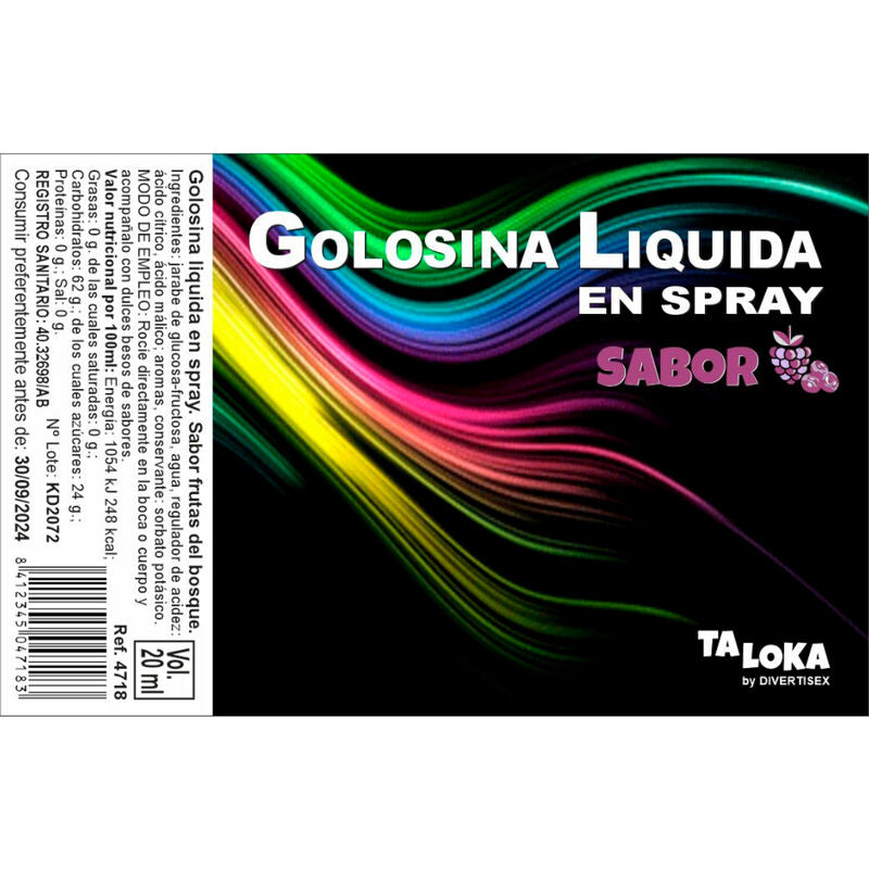 TALOKA - FOREST BERRIES LIQUID CANDY SPRAY
