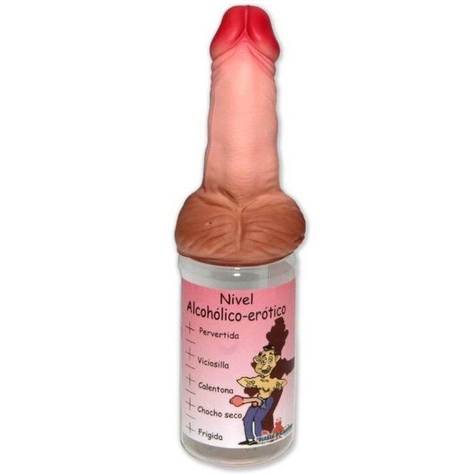 SPICY DEVIL - ALCOHOLIC PENIS BOTTLE LEVEL flesh 360 ML