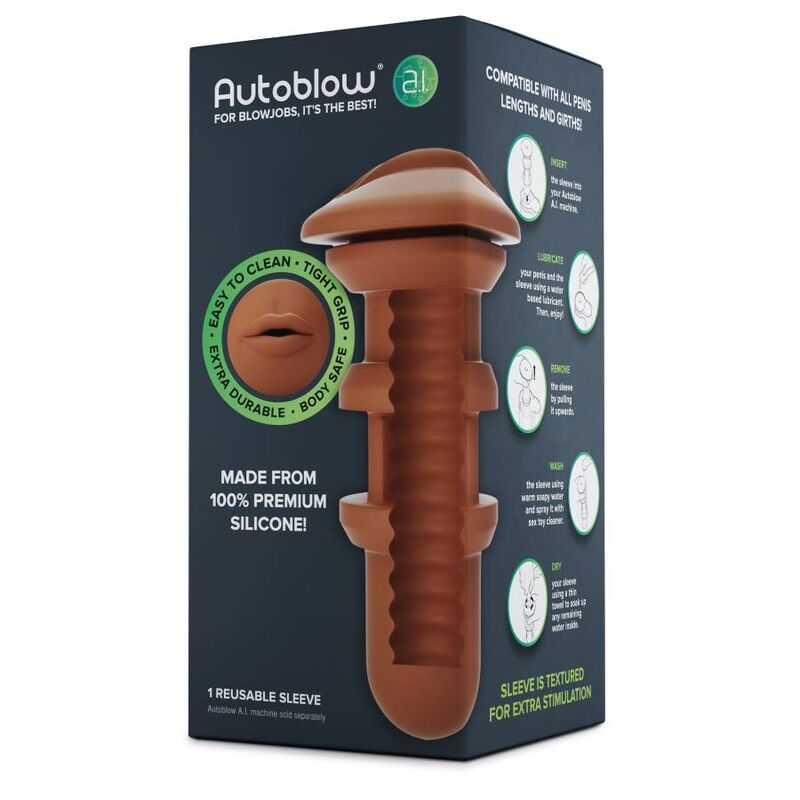 AUTOBLOW - BROWN IA MOUTH SLEEVE
