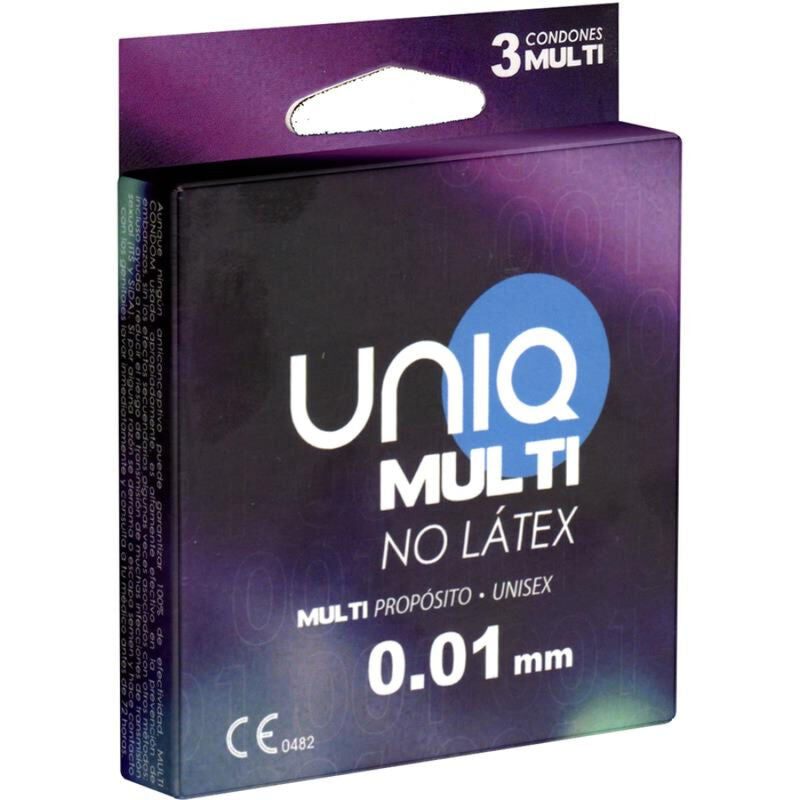 UNIQ - MULTI LATEX-FREE CONDOMS 3 UNITS