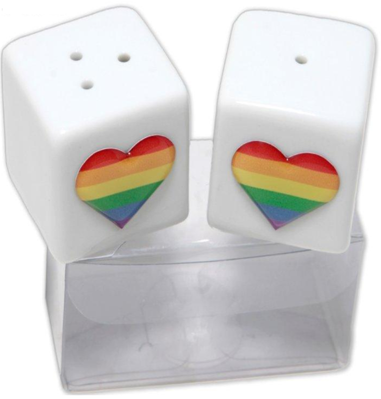 PRIDE - LGBT Ceramic Salt and Pepper Shakers
