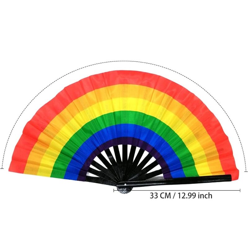 PRIDE - LARGE FAN WITH LGBT FLAG