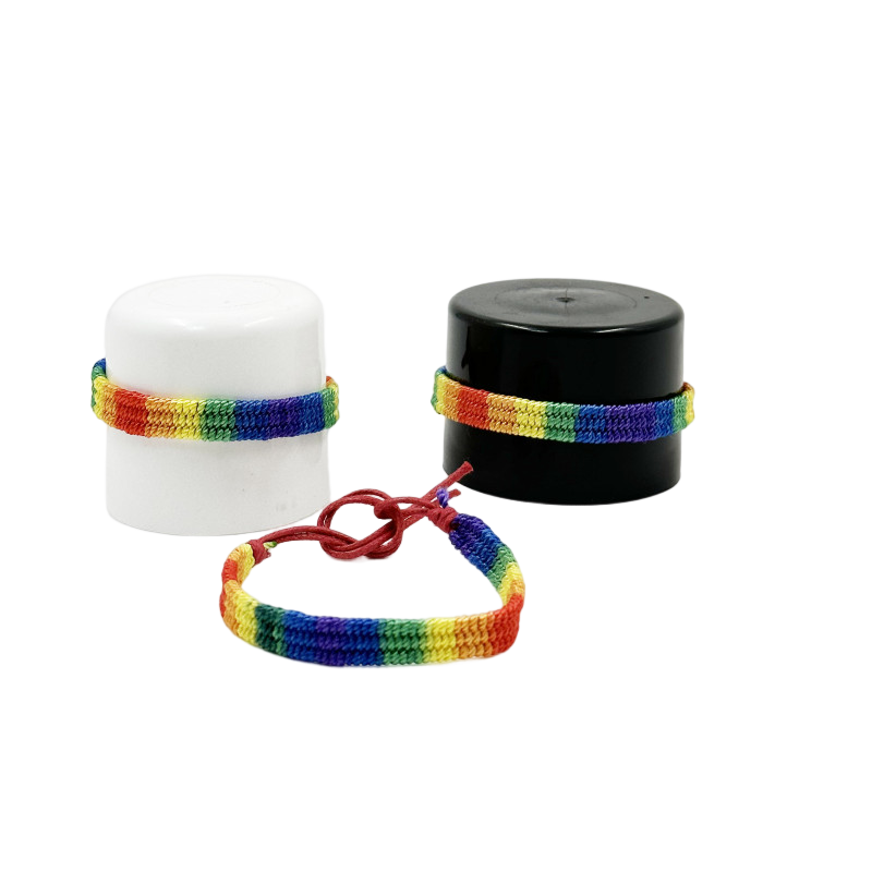 PRIDE - LGBT FLAG THREAD BRACELET