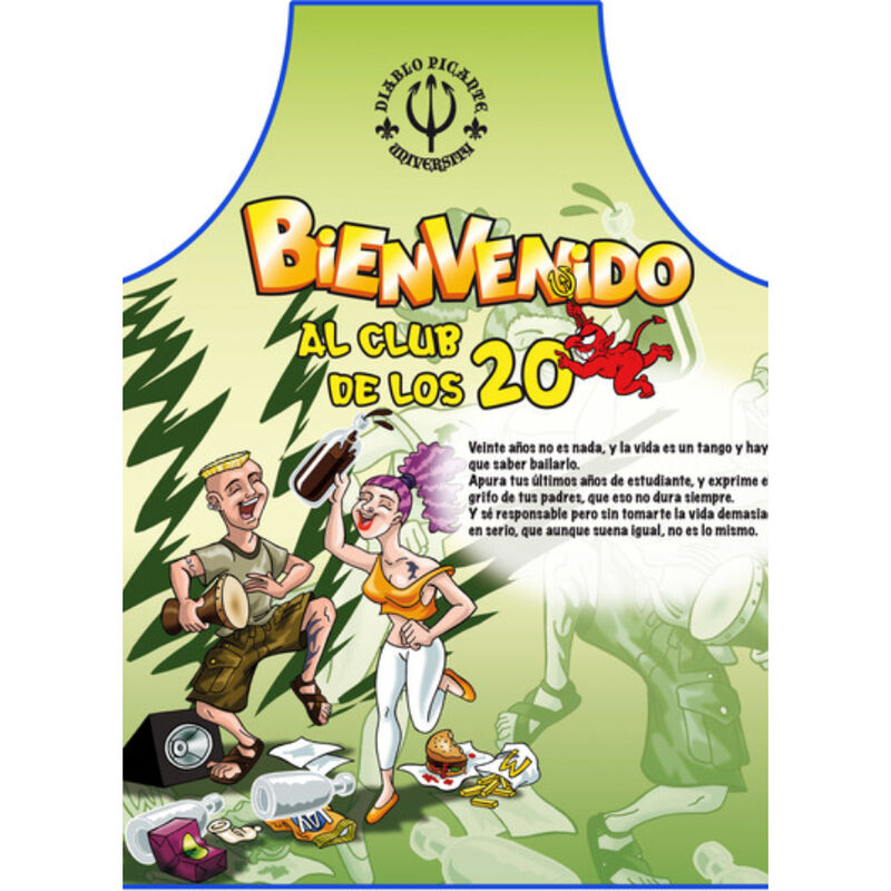 SPICY DEVIL - 20 YEAR APRON SPANISH TEXT