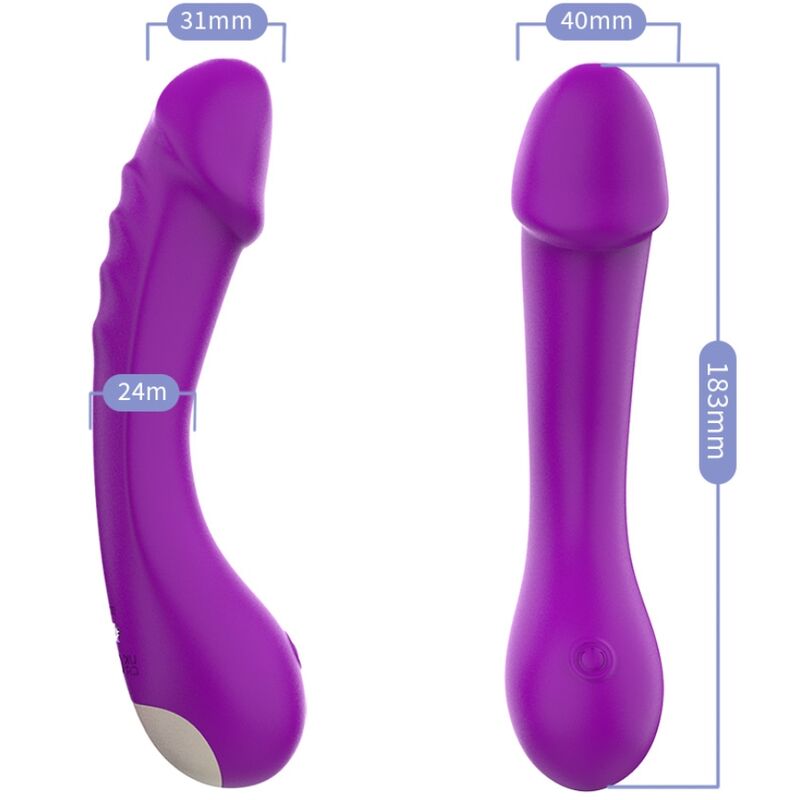 ARMONY - VIBRATING DILDO G-SPOT SILICONE VIOLET