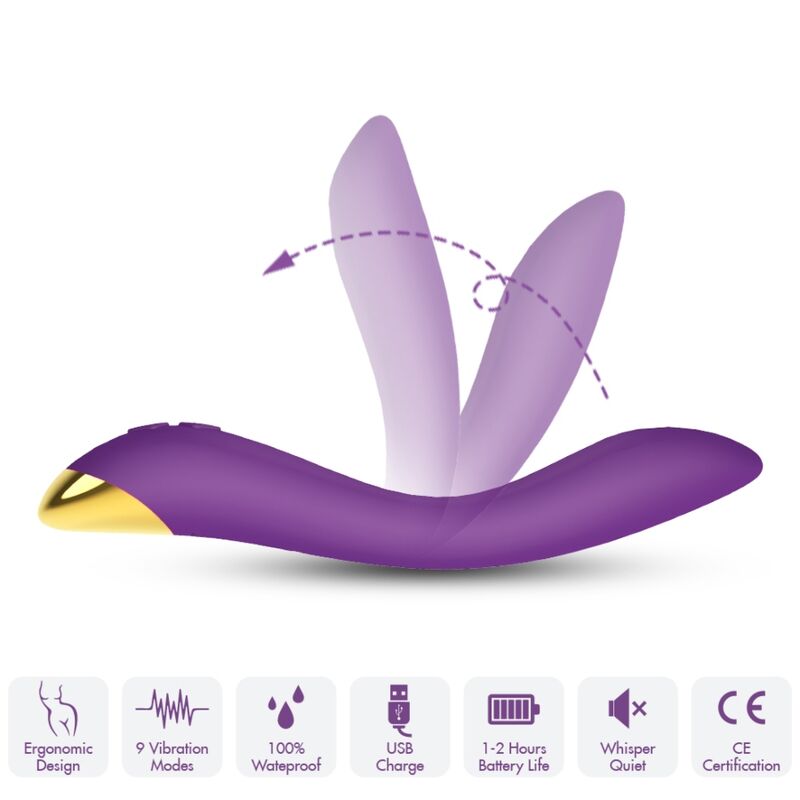 ARMONY - FLAMINGO MULTI-POSITION VIBRATOR VIOLET