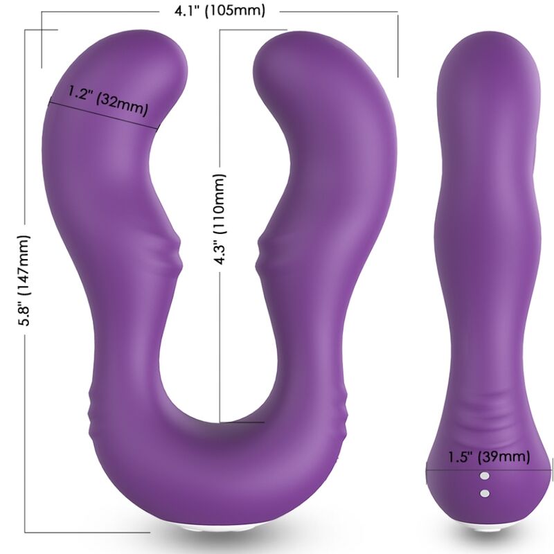 ARMONY - SERAPH DOUBLE VIBRATOR REMOTE CONTROL VIOLET