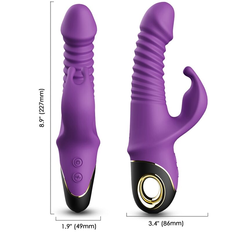 ARMONY - ZING VIBRATING DILDO RABBIT VIOLET