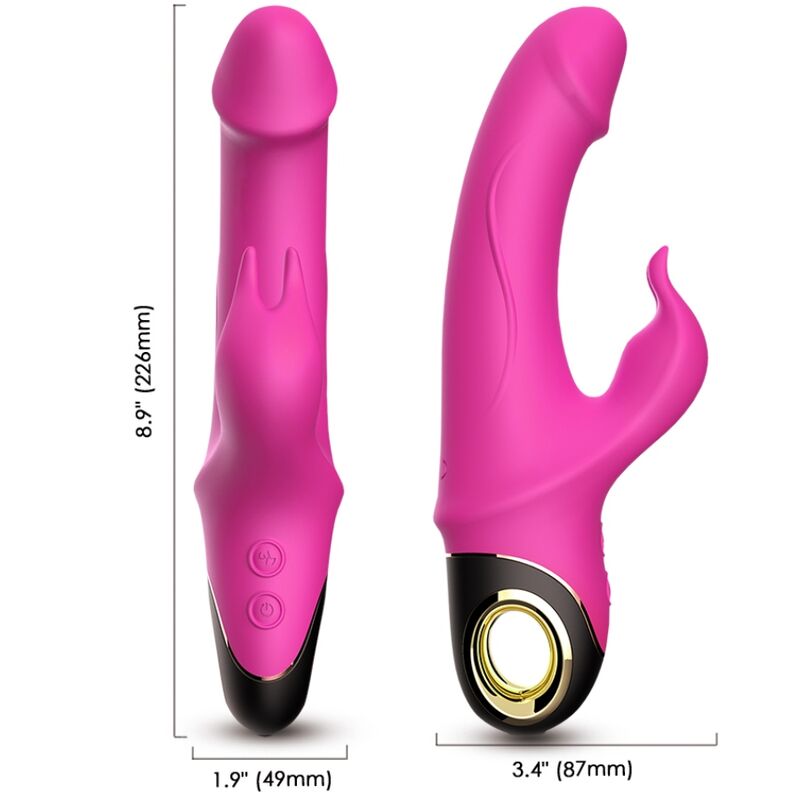 ARMONY - METEROR DILDO VIBRATING RABBIT ROTATOR FUCHSIA