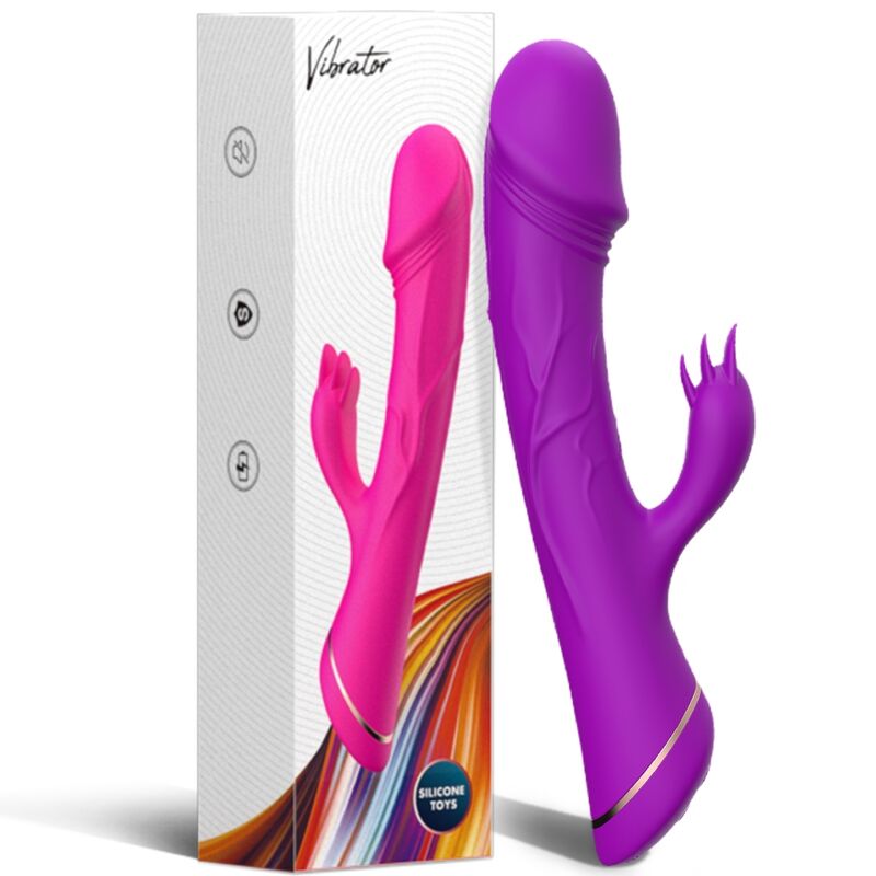 ARMONY - VIBRATING DILDO RABBIT SILICONE VIOLET