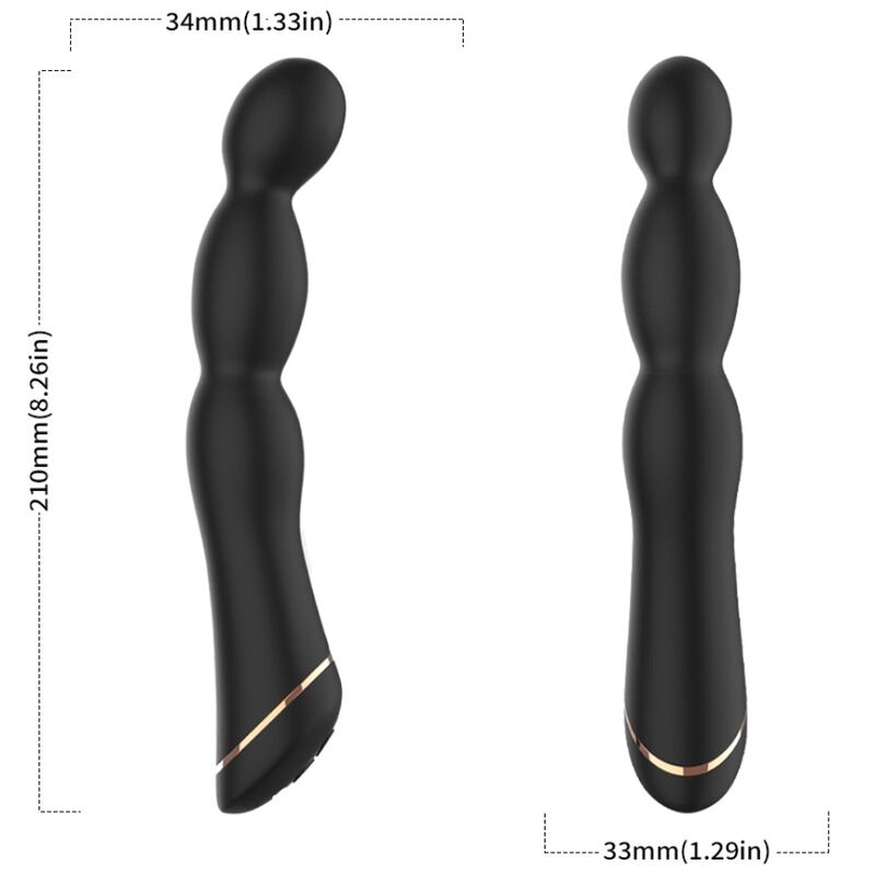 ARMONY - ADJUSTABLE BAMBOO VIBRATOR BLACK