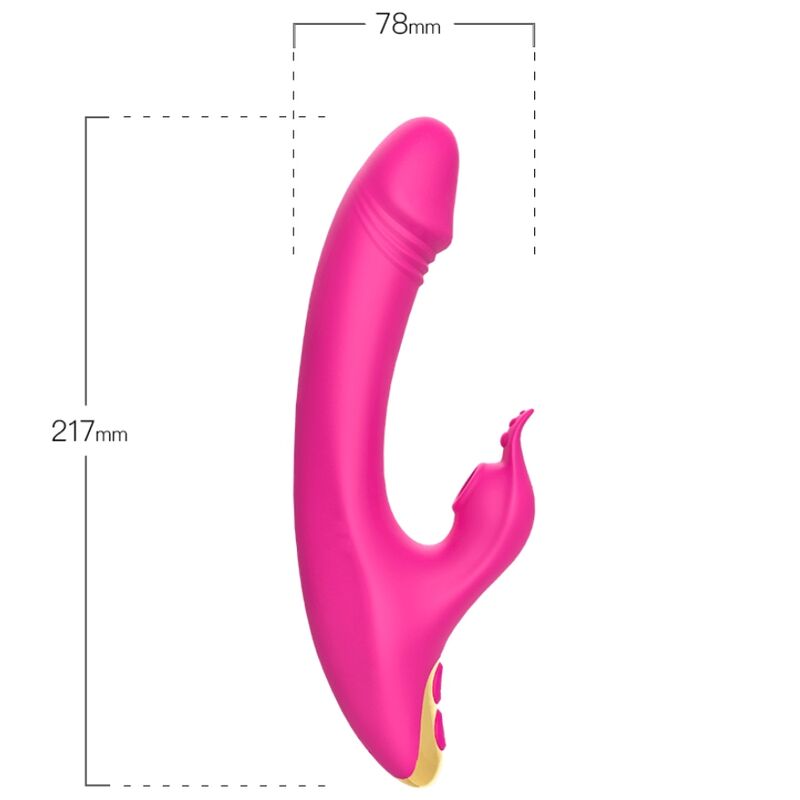 ARMONY - LOVE CLITORIS &amp; G-SPOT SUCTION CUP FUCHSIA
