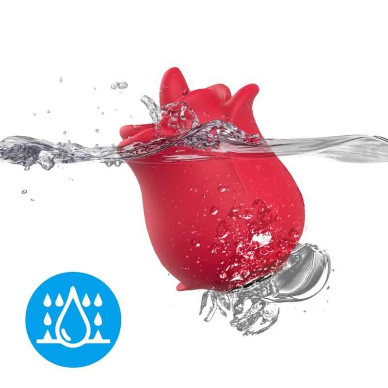 ARMONY - PINK VIBRATING CLITORIS TONGUE STIMULATOR 10 MODES RED