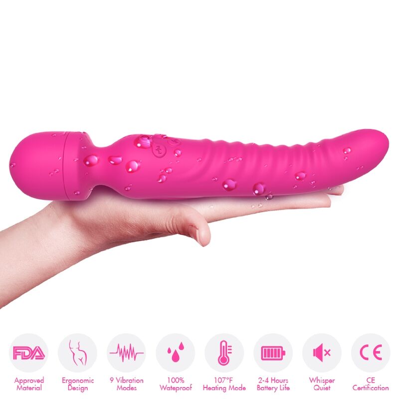 ARMONY - MISSION FUCHSIA HEAT EFFECT MASSAGER &amp; VIBRATOR