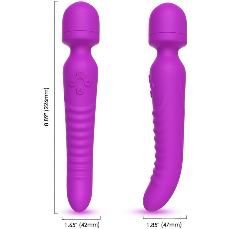 ARMONY - MISSION MASSAGER &amp; VIBRATOR WITH VIOLET HEAT EFFECT