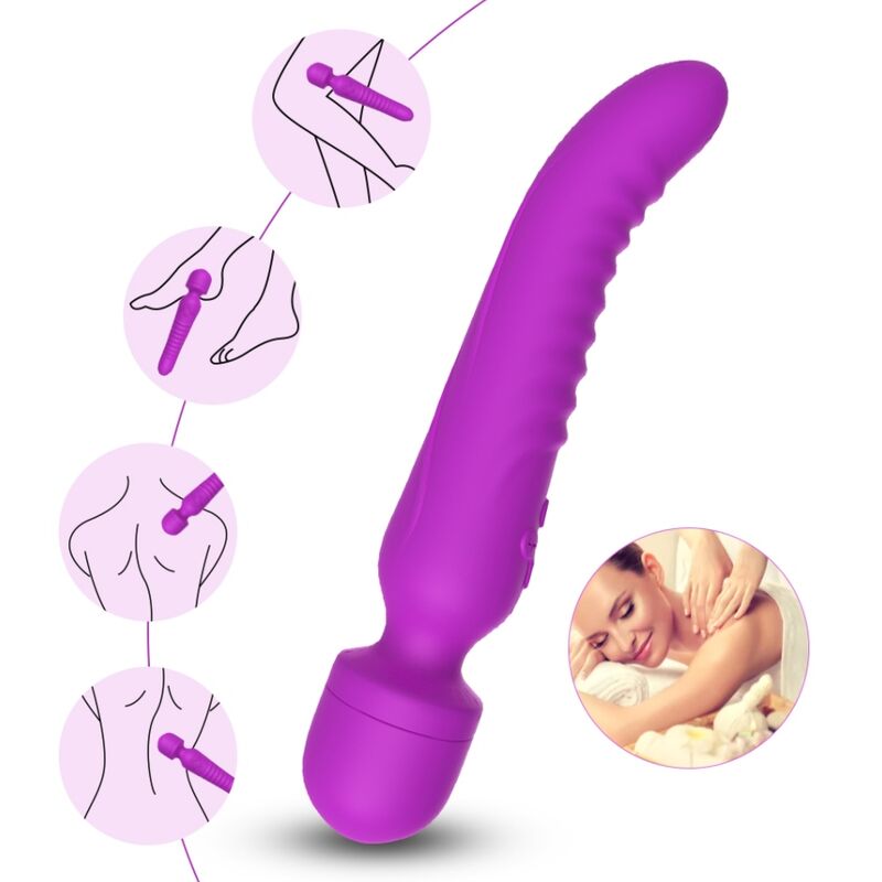 ARMONY - MISSION MASSAGER &amp; VIBRATOR WITH VIOLET HEAT EFFECT