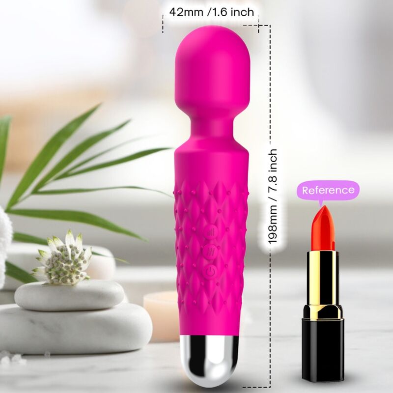 ARMONY - POSTMAN MASSAGER &amp; VIBRATOR FLEXIBLE HEAD FUCHSIA