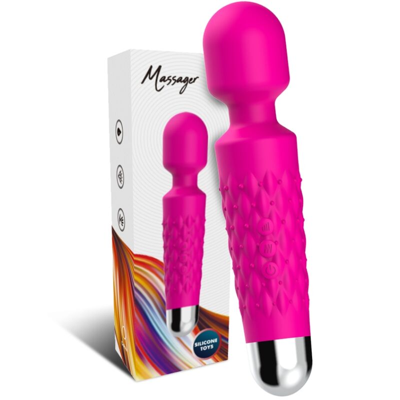 ARMONY - POSTMAN MASSAGER &amp; VIBRATOR FLEXIBLE HEAD FUCHSIA