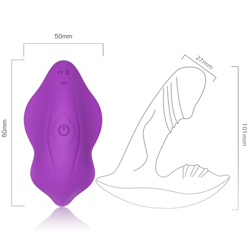 ARMONY - INSERTABLE VIBRATING WHISTLE REMOTE CONTROL VIOLET