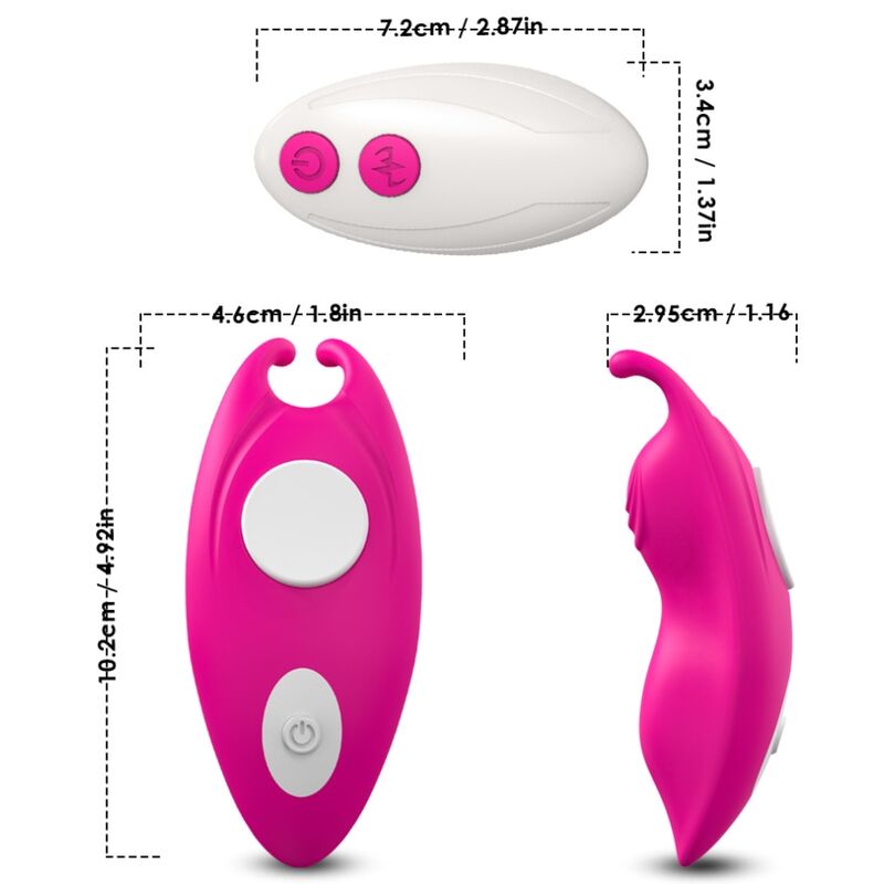 ARMONY - HONEYBEE PANTIES VIBRATING G-SPOT REMOTE CONTROL FUCHSIA