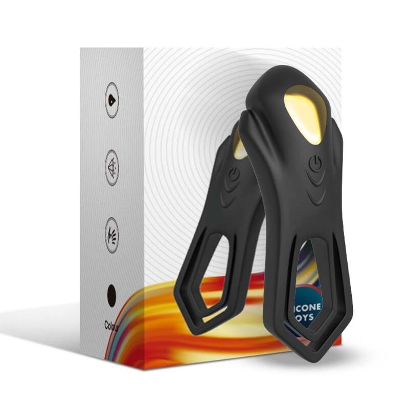 ARMONY - ROADSTER DOUBLE VIBRATING RING WITH REMOTE CONTROL, BLACK