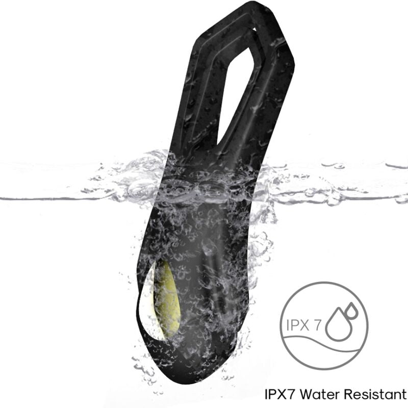 ARMONY - ROADSTER DOUBLE VIBRATING RING WITH REMOTE CONTROL, BLACK