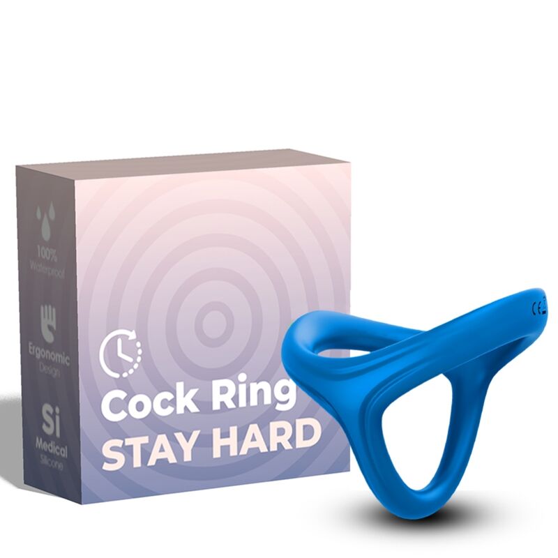 ARMONY - TRESSOR BLUE DOUBLE SILICONE RING