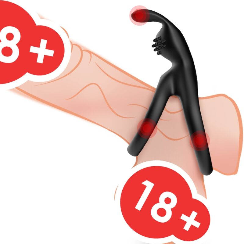 ARMONY - TENSY BLACK DOUBLE RABBIT RING