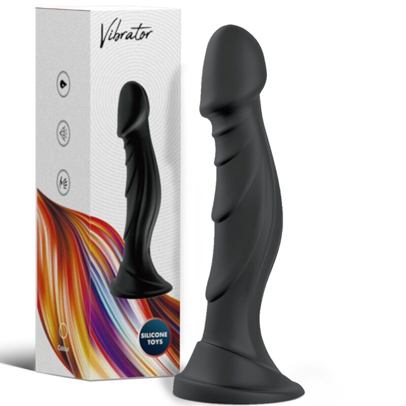 ARMONY - VIBRATING DILDO &amp; ANAL PLUG REMOTE CONTROL BLACK