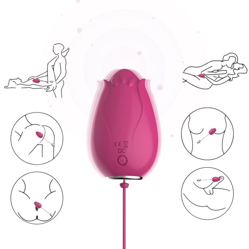 ARMONY - MANDALA VIBRATING EGG G-SPOT REMOTE CONTROL FUCHSIA
