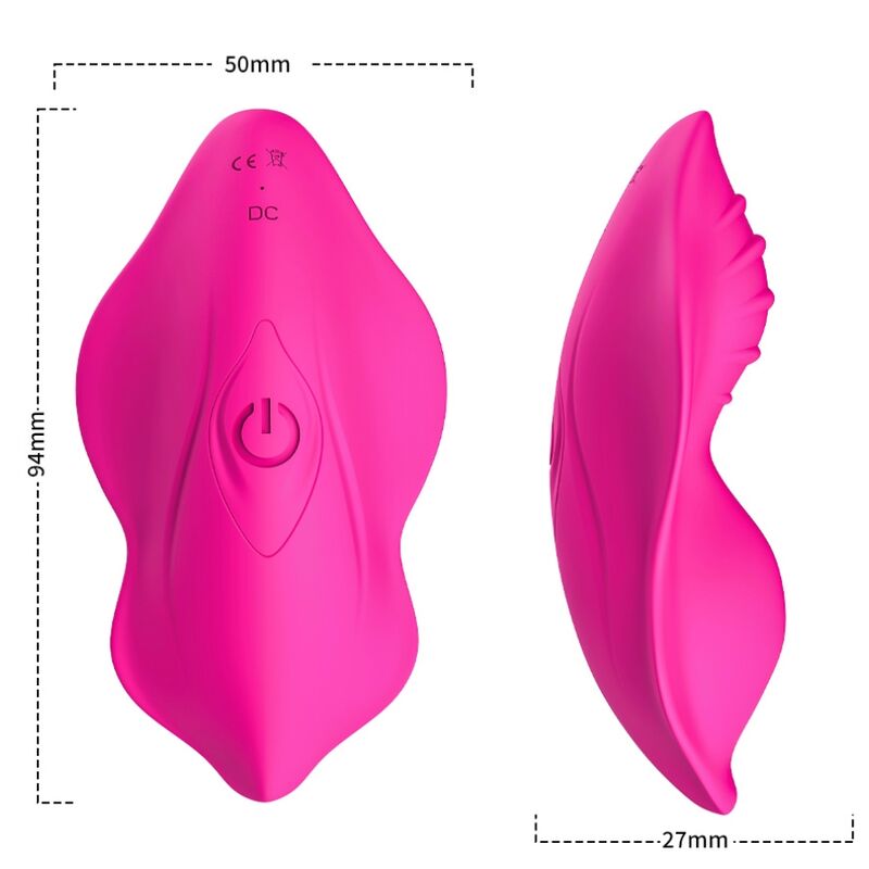 ARMONY - WHISPER PANTIES VIBRATOR REMOTE CONTROL FUCHSIA