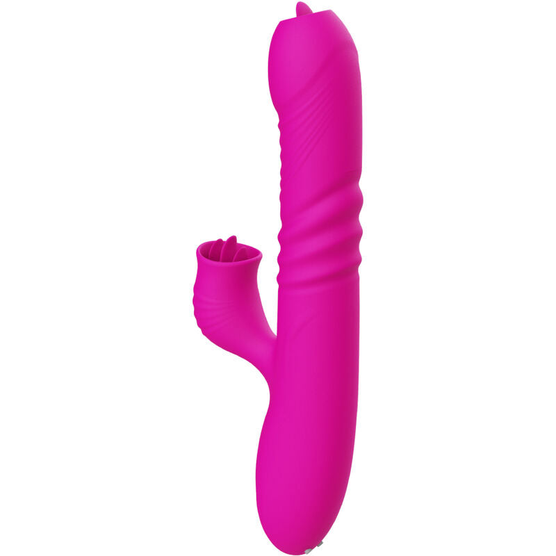 ARMONY - FANNY MULTIFUNCTIONAL DOUBLE TONGUE VIBRATOR WITH FUCHSIA HEAT EFFECT