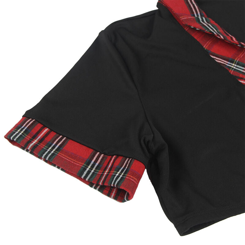 SUBBLIME - SEXY SCHOOLGIRL COSTUME WITH S/M TOP