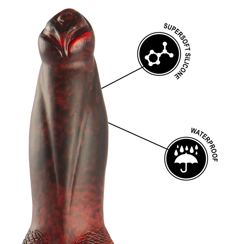 EPIC - PROMETHEUS DILDO TITAN ON FIRE RECHARGEABLE REMOTE CONTROL