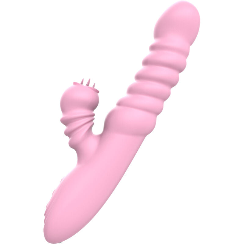ARMONY - MULTIFUNCTIONAL VIBRATOR WITH STIMULATING TONGUE AND HEAT EFFECT PINK