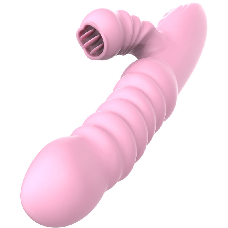 ARMONY - MULTIFUNCTIONAL VIBRATOR WITH STIMULATING TONGUE AND HEAT EFFECT PINK