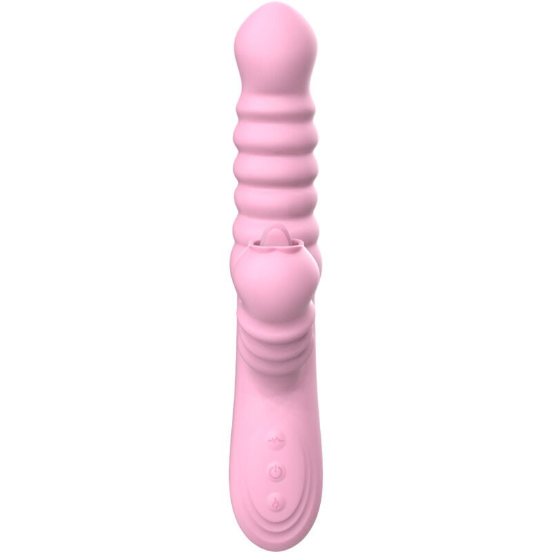 ARMONY - MULTIFUNCTIONAL VIBRATOR WITH STIMULATING TONGUE AND HEAT EFFECT PINK