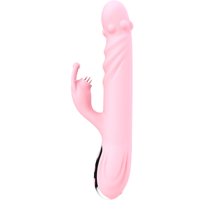 ARMONY - FULLY TONGUE VIBRATOR WITH STIMULATING TONGUE AND HEAT EFFECT PINK