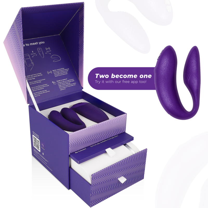 WE-VIBE - CHORUS COUPLES VIBRATOR WITH LILAC SQUEEZE CONTROL