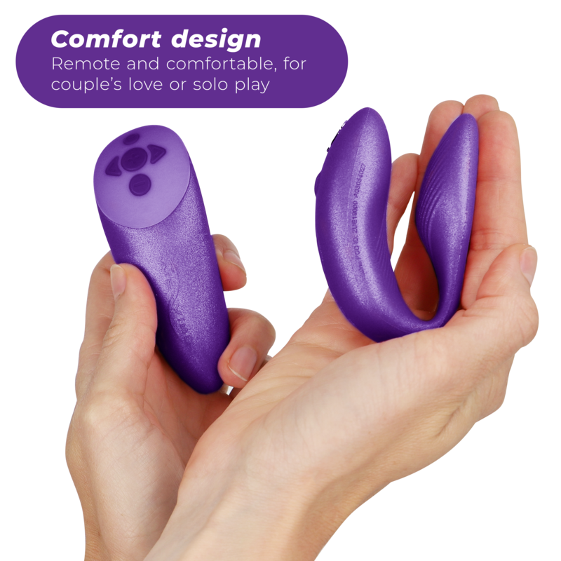 WE-VIBE - CHORUS COUPLES VIBRATOR WITH LILAC SQUEEZE CONTROL