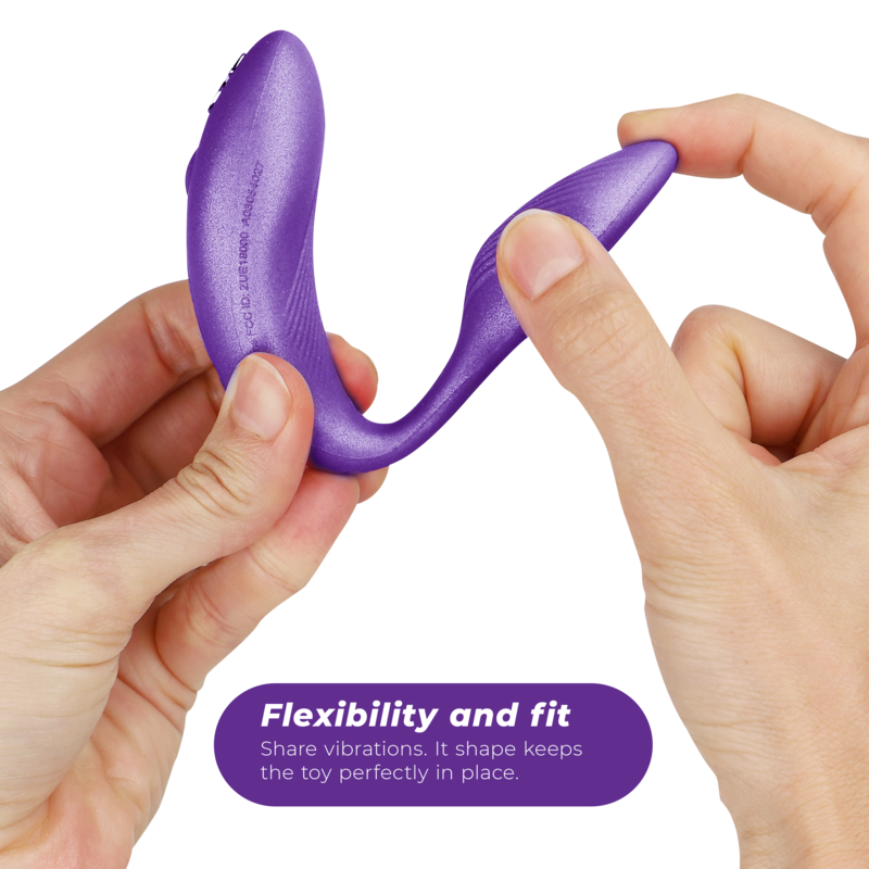 WE-VIBE - CHORUS COUPLES VIBRATOR WITH LILAC SQUEEZE CONTROL