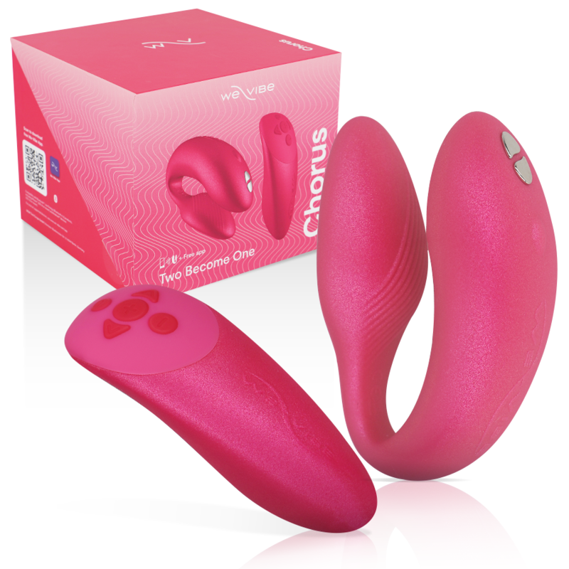 WE-VIBE - CHORUS COUPLES VIBRATOR WITH PINK SQUEEZE CONTROL