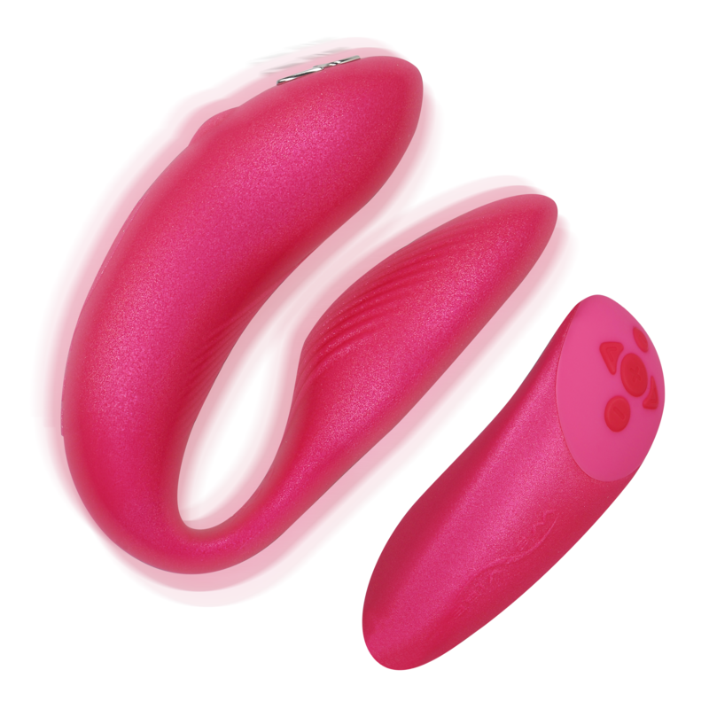 WE-VIBE - CHORUS COUPLES VIBRATOR WITH PINK SQUEEZE CONTROL