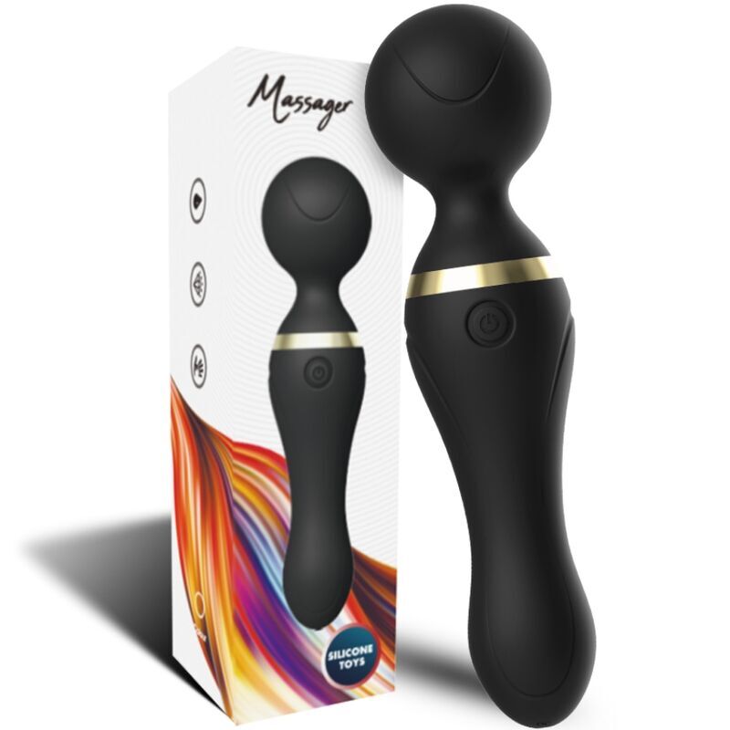 ARMONY - FREEZA MASSAGER &amp; VIBRATOR FLEXIBLE HEAD BLACK