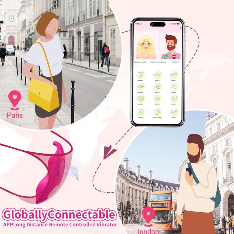 ARMONY - HONEYBEE FUCHSIA G-SPOT VIBRATING PANTIES - FREE APP